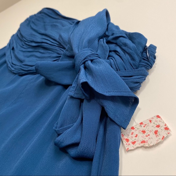 $128 Free People Wrap Style Silk Short Feaux Skirt - Picture 7 of 12